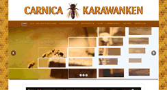 Desktop Screenshot of carnica-karawanken.at