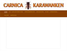 Tablet Screenshot of carnica-karawanken.at